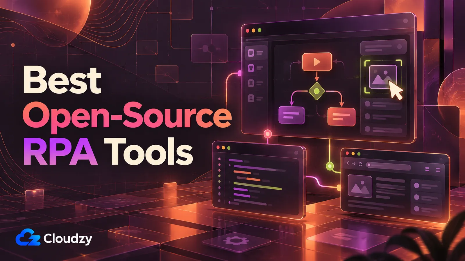 Outils RPA open source regroupés selon leurs besoins de session graphique