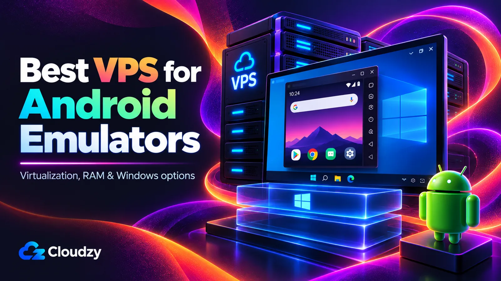 VPS 上的 Android 模拟器托管与嵌套虚拟化