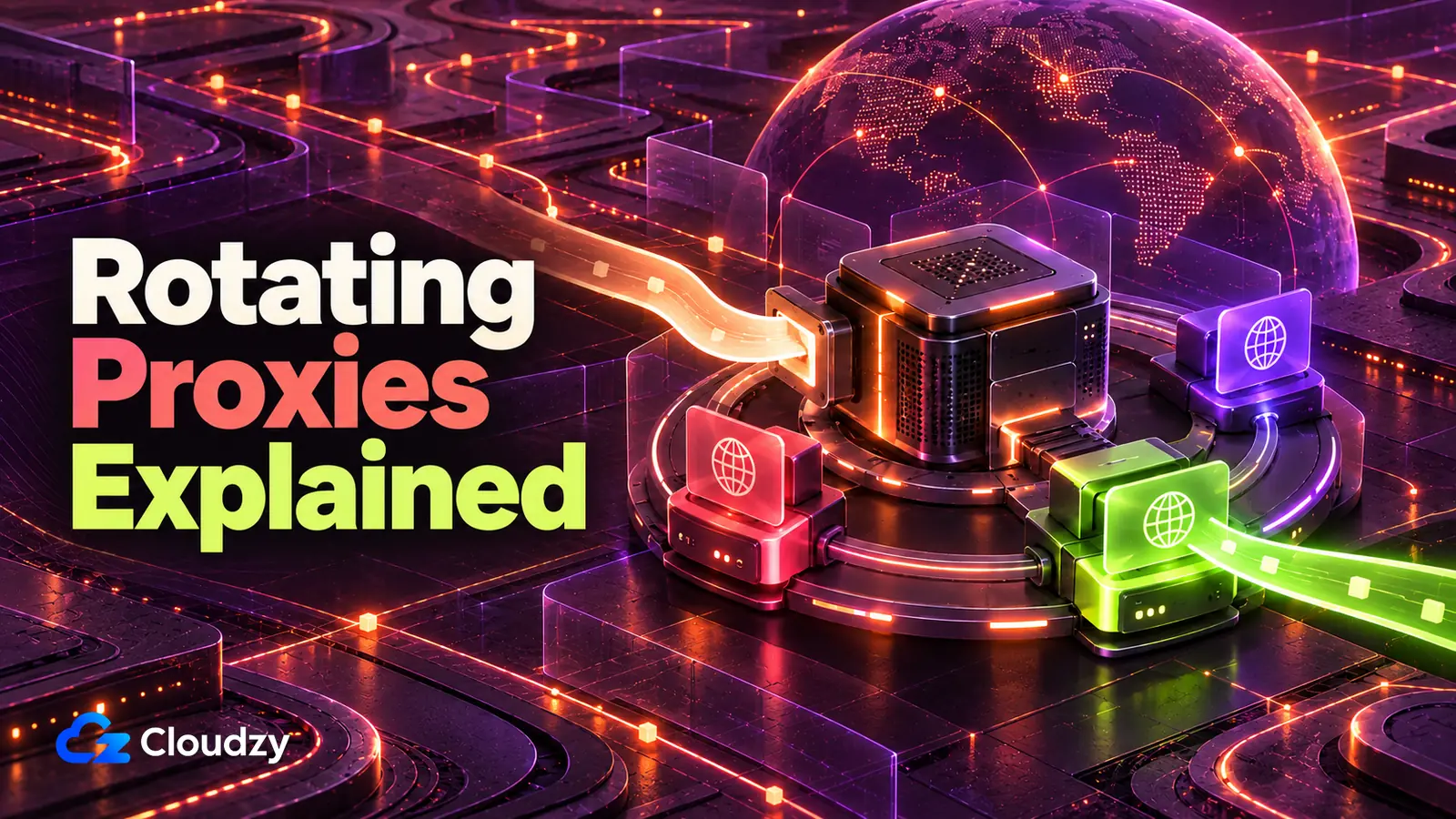 Rotating proxy gateway distributing requests across multiple exit IP addresses