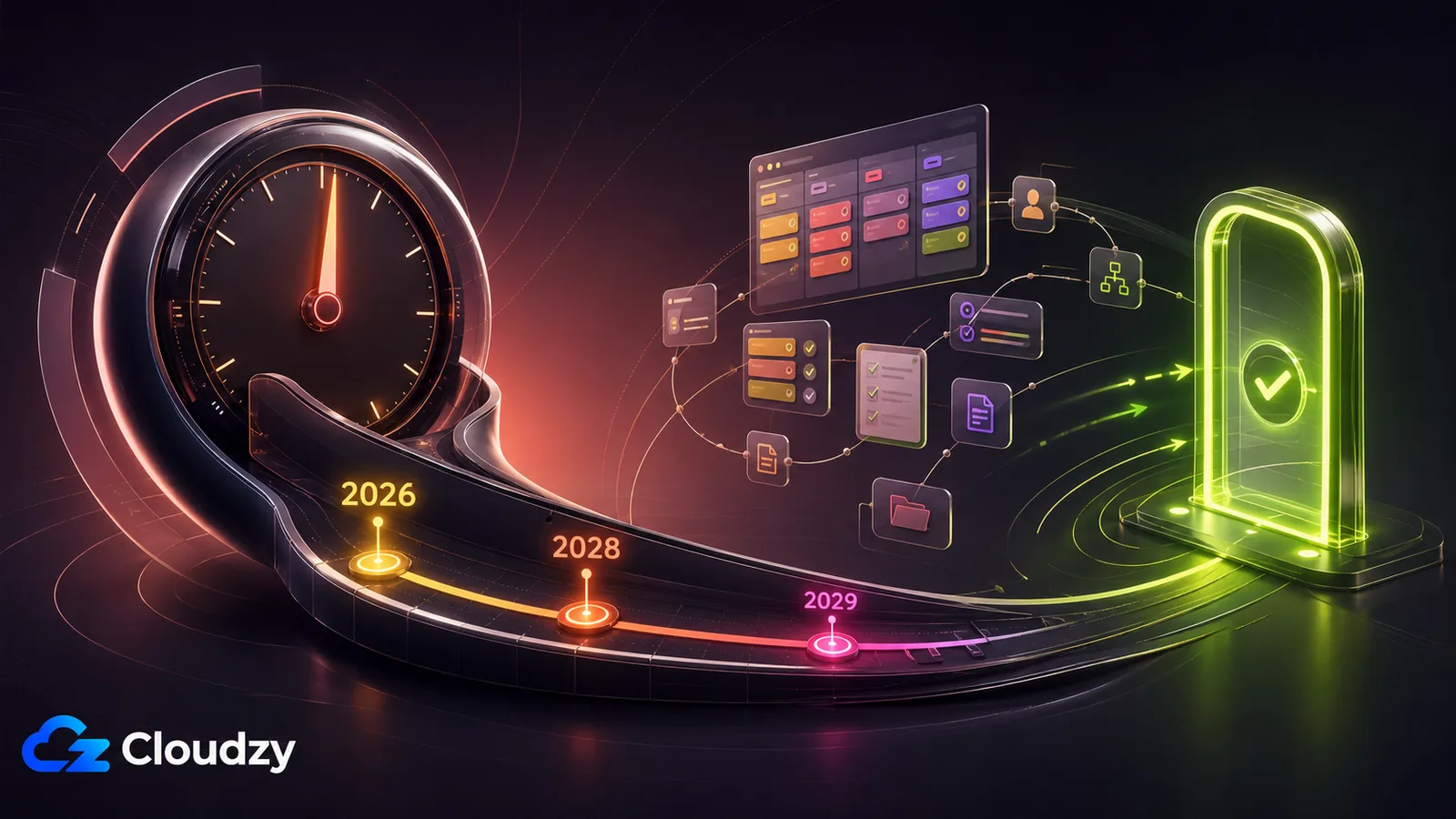 Timeline of Atlassian Jira Server and Data Center end-of-life dates from February 2024 through March 2029