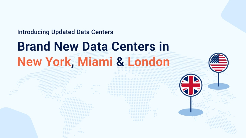 Brand New Data Centers in New York, Miami, & London