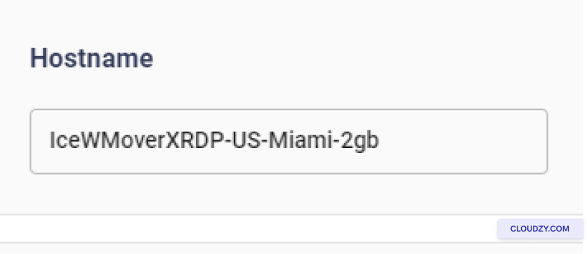 Select Hostname