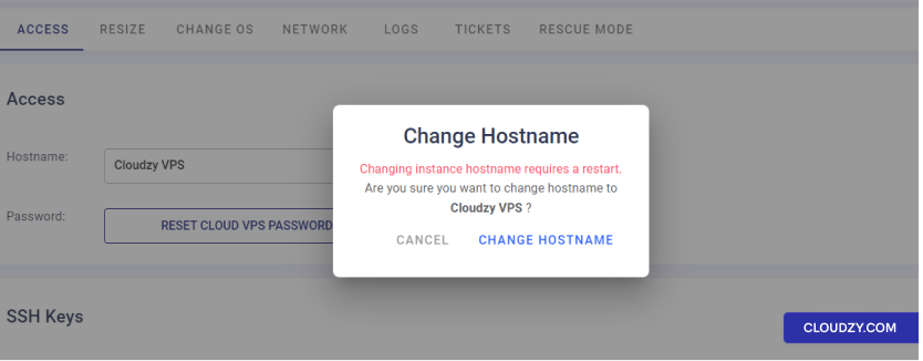 Change Hostname