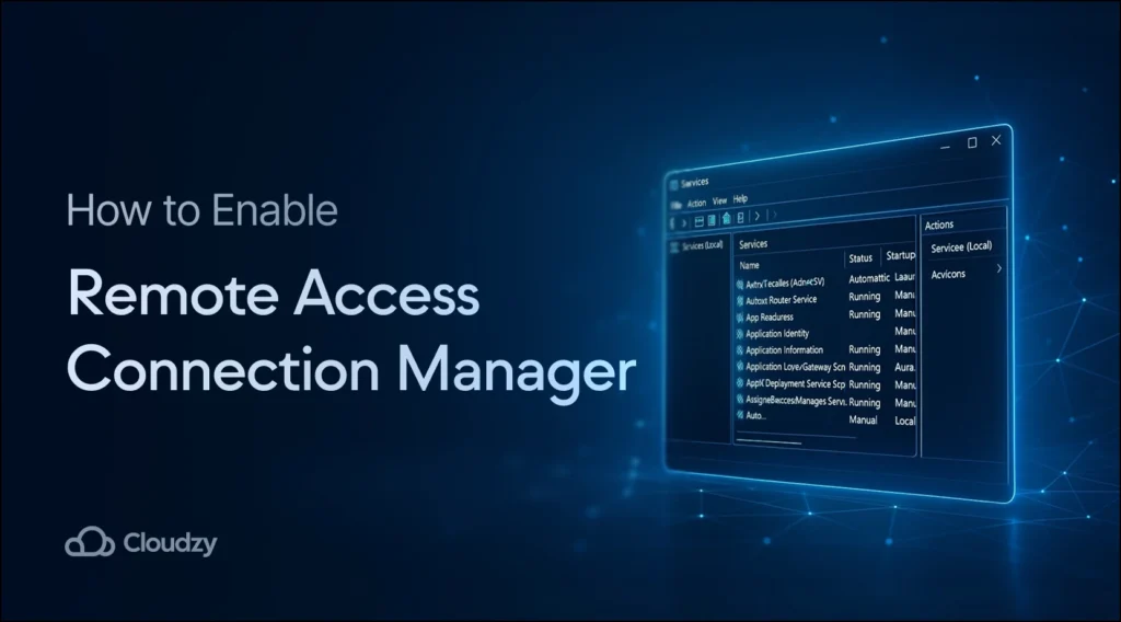 Secure Linux VPS server with shield and chart.
