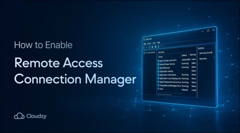 Secure Linux VPS server with shield and chart.