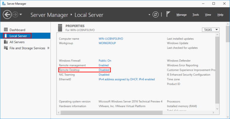How to Enable RDP in Windows Server 2016 Using PowerShell, CMD, or GUI ...