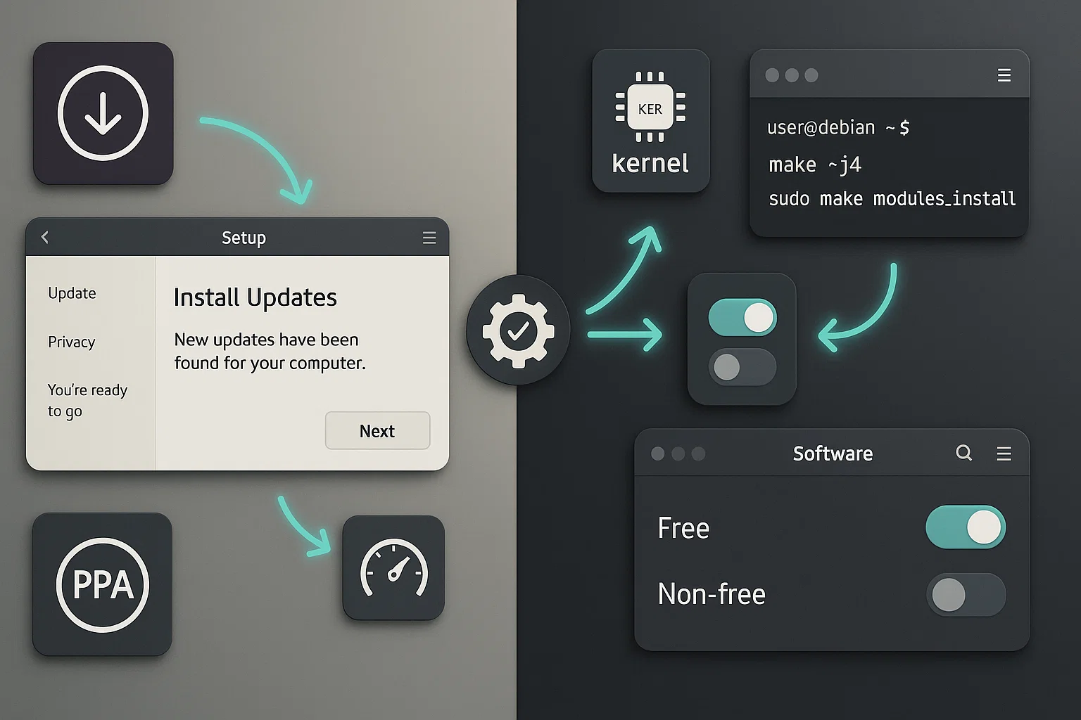Debian vs Ubuntu advanced customization