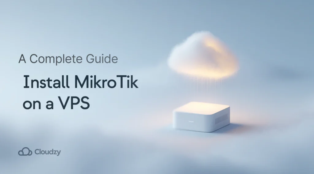 install MikroTik on a VPS