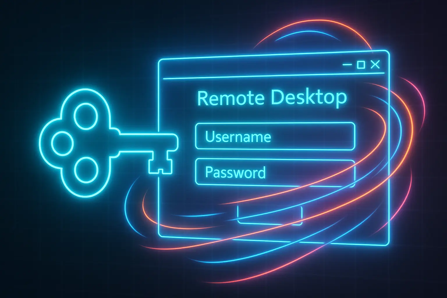 Remote Desktop Credentials Did Not Work: Complete Error Fix 6 ihologramic picture showing a key to authenticate the remote desctop