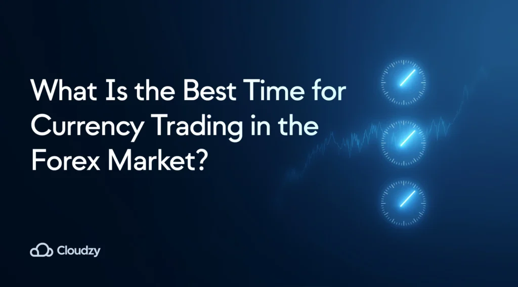 Best time for currency trading showing London New York session overlap with forex market hours and peak trading volume analysis