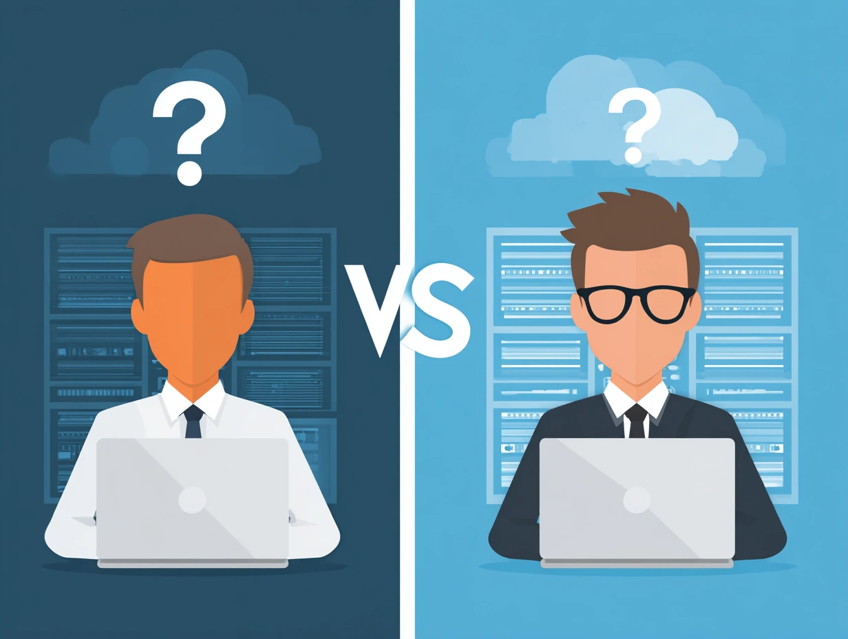 comparing shared vs admin