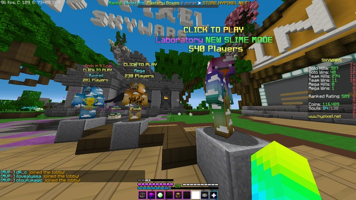 Hypixel Advantages