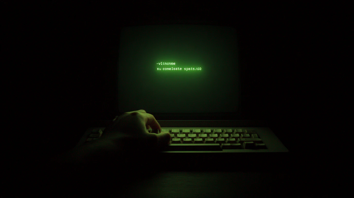 Linux LVM Mount Commands: Create and Mount LVM on Ubuntu and CentOS 7 Hand typing on a keyboard with a terminal screen showing successful LVM2 installation and version verification.