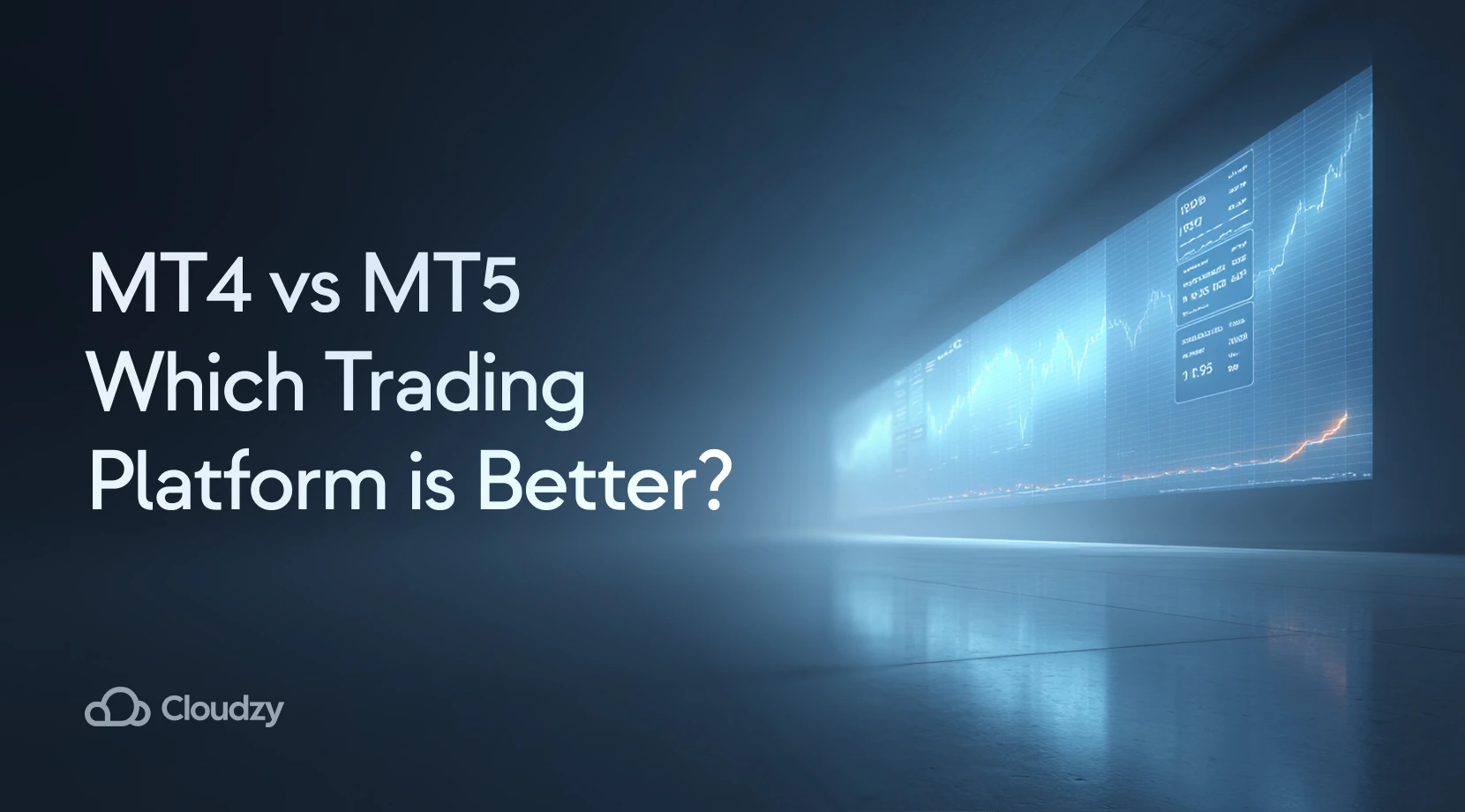 A futuristic trading dashboard showcasing multiple asset classes, illustrating the advanced capabilities and market diversity at the core of the MT4 vs MT5 decision.