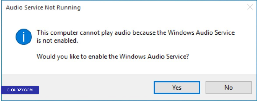 Respond to Audio Service Prompt