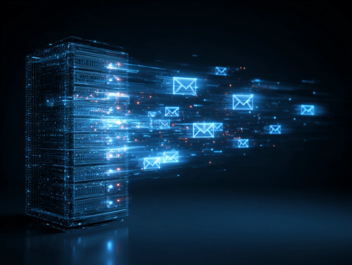 Linux mail server handling email protocols and secure management
