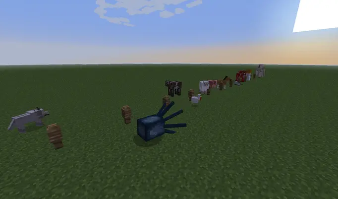 using a lead to guide mobs
