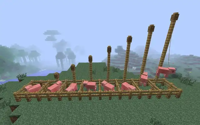 using leads in Minecraft