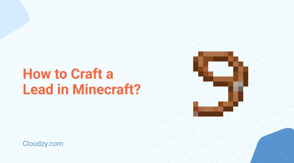 how to craft a lead in minecraft