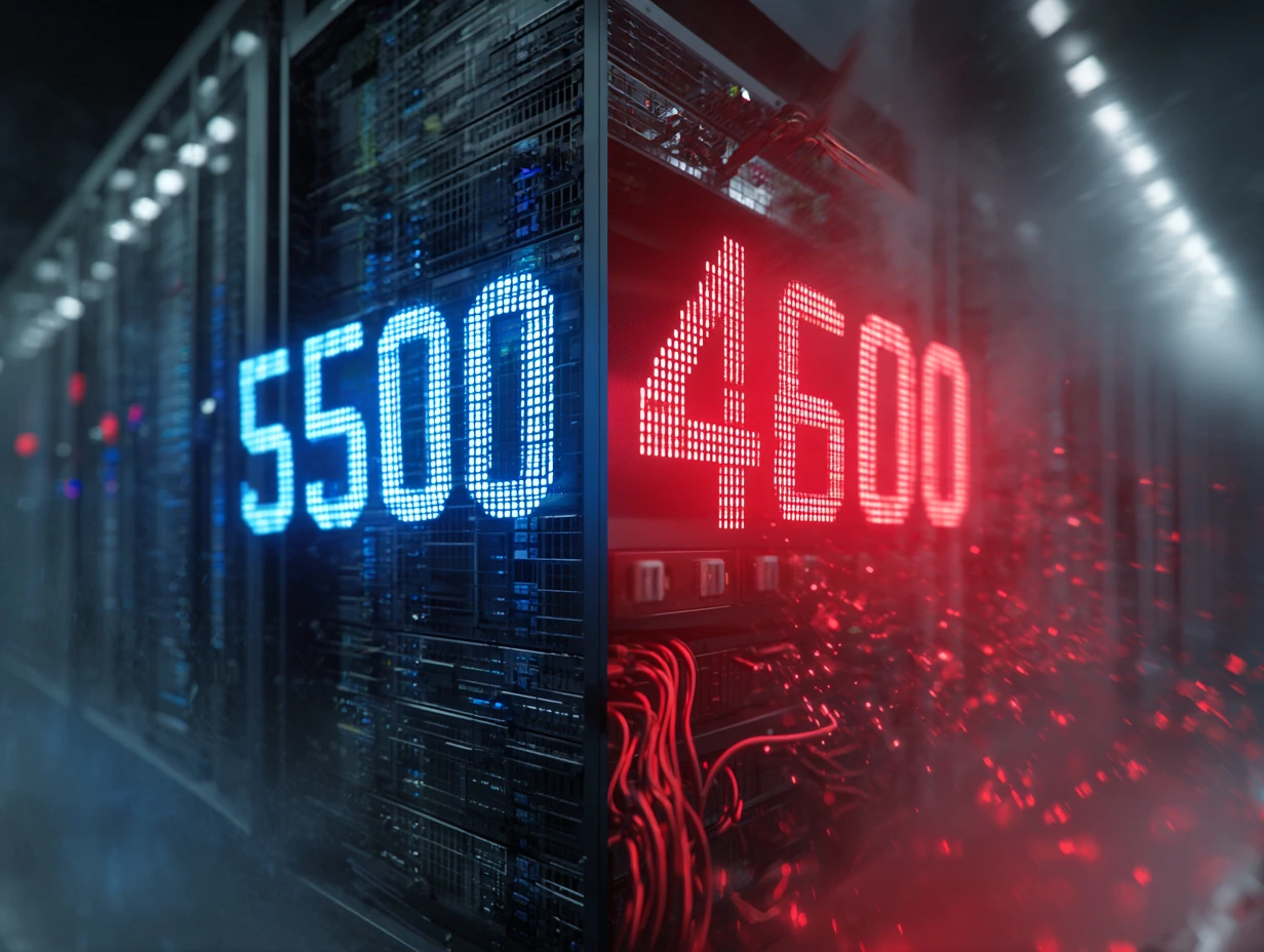 Traditional trading indicators breaking apart while conflicting market signals show server infrastructure and technical analysis failure