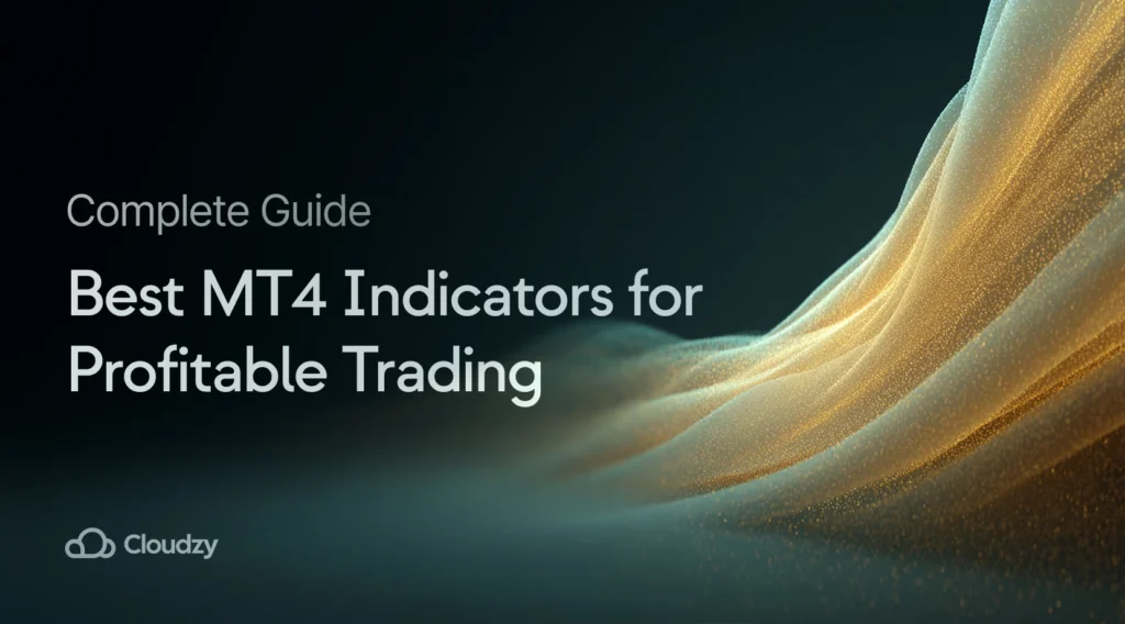 An abstract visualization of financial data flows, representing the use of the best MT4 indicators to identify profitable trading opportunities in the market.