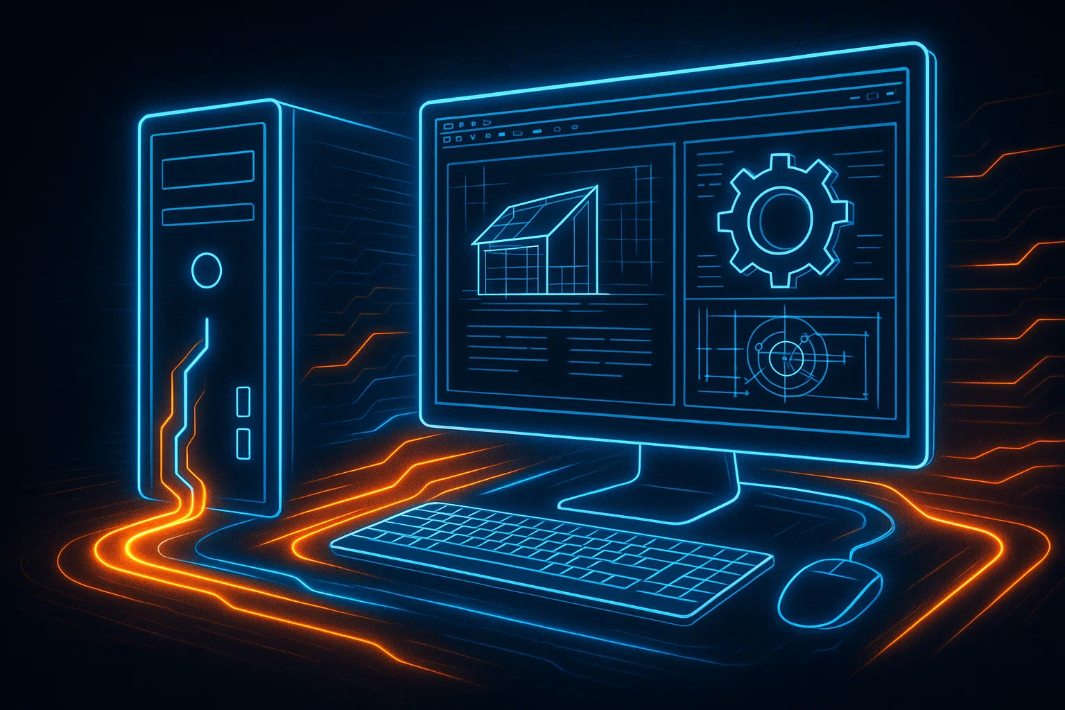 7 Best Citrix Alternatives for 2025: Cost & Feature Comparison Guide 12 A powerful virtual computer runs design software and complex programs. Energy flows show a fast processing speed. Perfect for engineers and designers who need strong remote workstations.