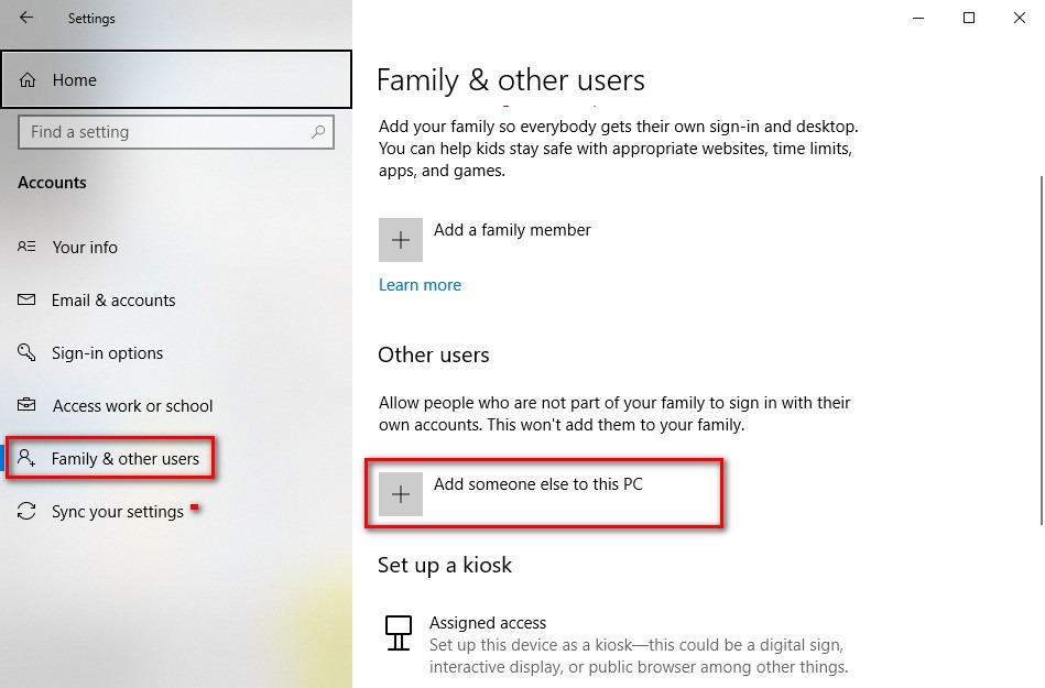 create multiple FTP accounts on Windows 10