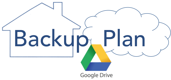 back up vps to google drive