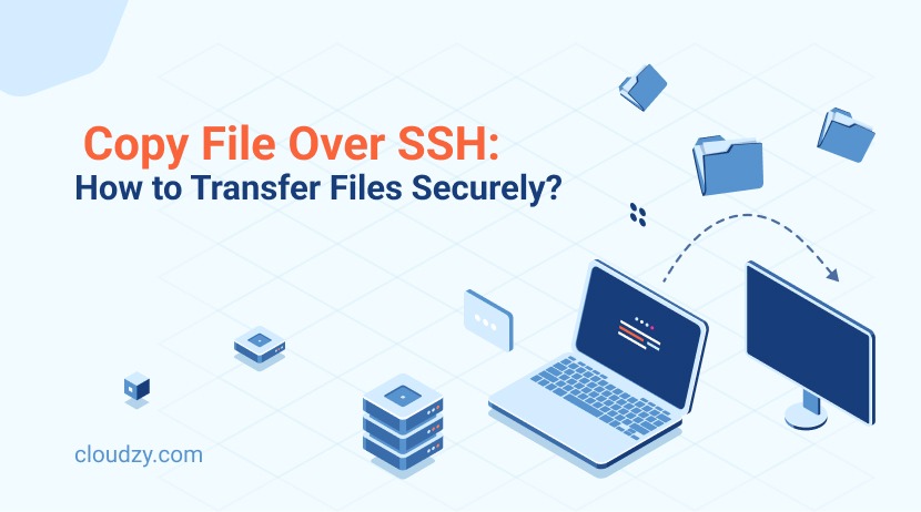 Copy file over SSH