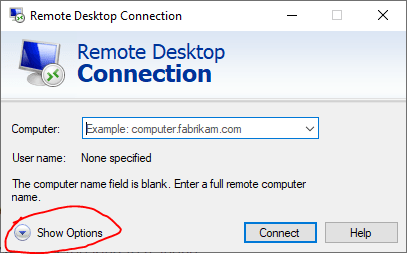 [Remote Desktop Connection]