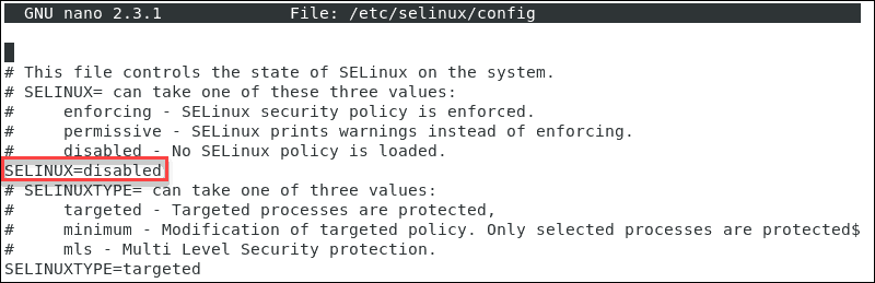 SELinux Status