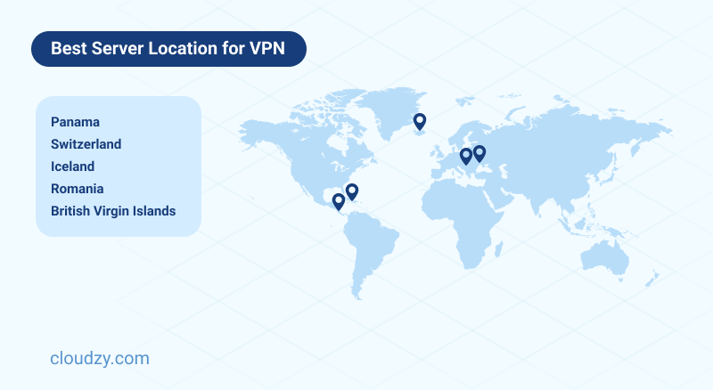 best server location for vpn