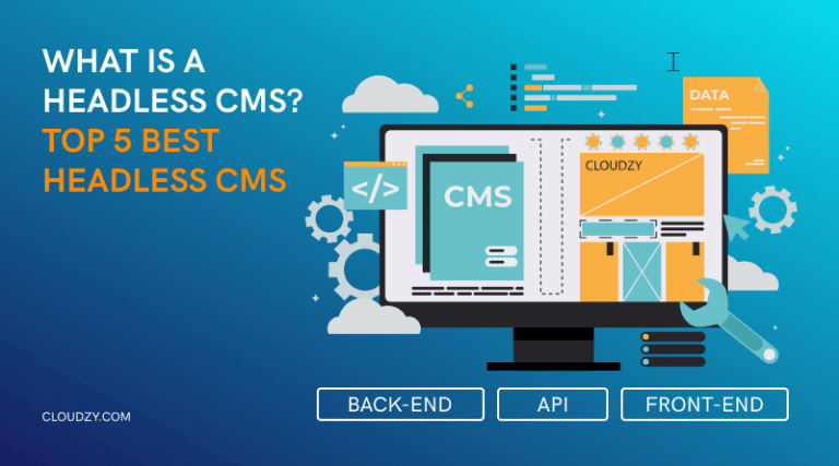 Illustration representing the concept and structure of headless content management systems.