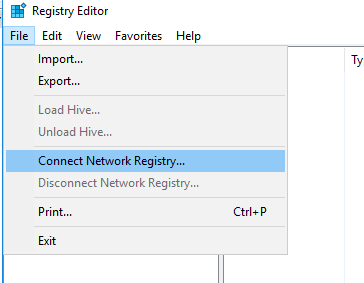 connect network reg