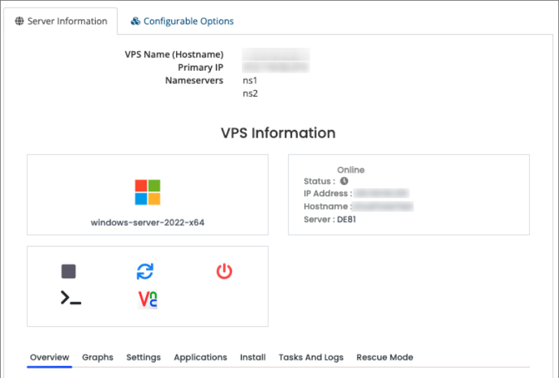 How to Reload or Reinstall the VPS OS?