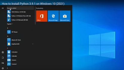 How To Install Python On Windows 10 | A Guide For Developers New To ...