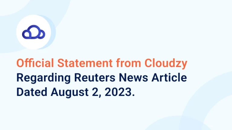 Cloudzy 关于 2023 年 8 月 2 日路透社新闻文章的官方声明