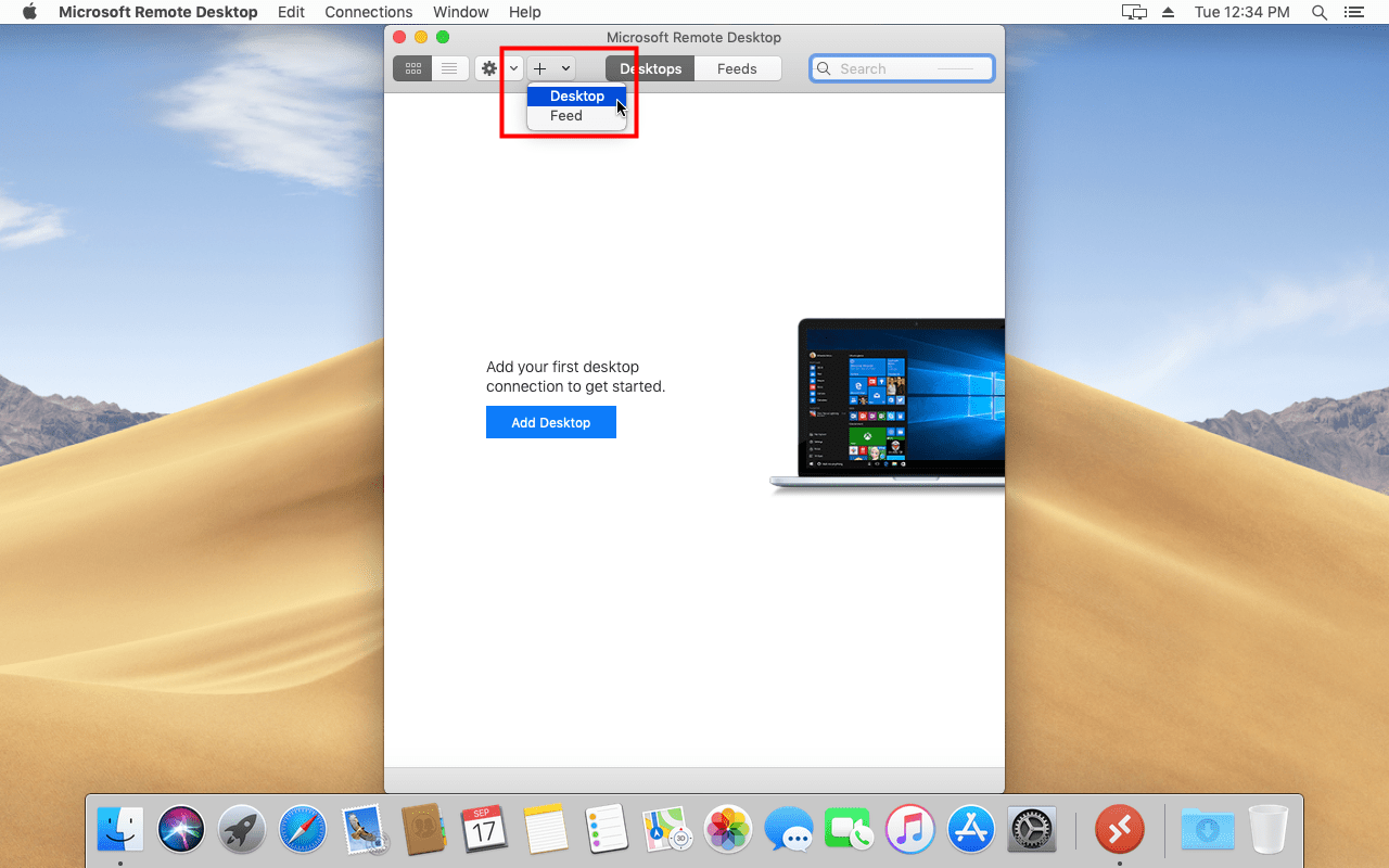 macos microsoft remote desktop